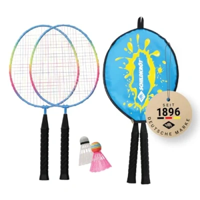 Abbildung von Schildkröt Unisex Jugend Federball sæt Junior, 970907 Schildkr t Kinder Set Junior 2 verk rzte Schl ger 45 5 cm Federb lle in 3 4 H ll, 970907, EU