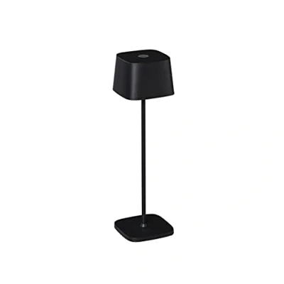 Abbildung von Konstsmide Tischleuchte Capri schwarz Indoor/Outdoor USB/Akku 7814 750, 10 x 36 cm