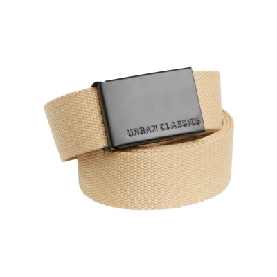 Abbildung von Urban Classics Single Gürtel, Herren, Größe: One Size, Beige/black