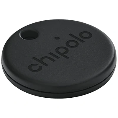 Abbildung von Chipolo ONE Spot 1 Pack Schlüsselfinder, Bluetooth Tracker Funktioniert mit der Apple Wo ist? App (nur für iOS) (Beinahe Schwarz)