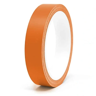 Abbildung von Finest Folia 10 Meter Matt Zierstreifen Auto LKW Motorrad Boot Modellbau Basteln DIY Deko Dekorstreifen Seitenstreifen Klebestreife selbstklebend (Pastellorange matt, 15mm Breite)