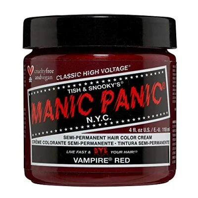 Abbildung von Manic Panic Vampire Red Classic Creme, vegan, tierversuchsfrei, semipermanente Haarfarbe, 118 ml