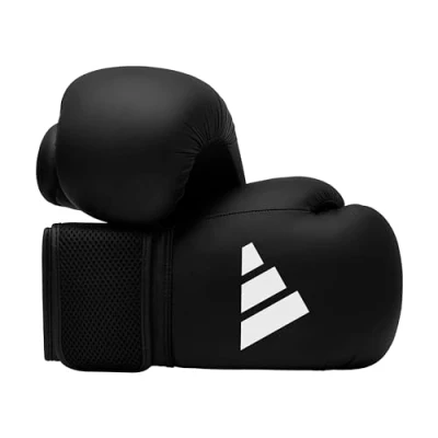Abbildung von adidas Unisex Jugend Hybrid 25 Boxhandschuhe, Schwarz, 6 oz EU