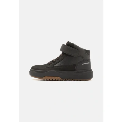 Abbildung von Geox Bunshee BOY ABX Schnürstiefelette für Kinder, Größe: 31, Black Schuhe