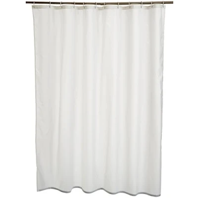 Abbildung von Amazon Basics Polyester Shower Curtain, Weiß, 183 x cm