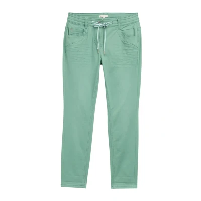 Abbildung von TOM Tailor Tapered Stoffhose, Damen, Größe: 40x28, Faded green