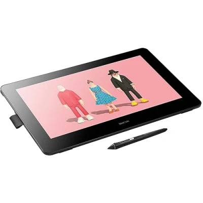 Abbildung von Wacom Cintiq Pro 16 Grafiktablett mit 4k Display für professionelle Designer &amp; Künstler (15,6 Zoll Display, Multitouch, 98% Adobe RGB, drucksensitiver Stift, eingebaute ExpressKeys), Schwarz
