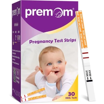 Abbildung von Premom 30 x Schwangerschaftstest Frühtest Ultraempfindliche Frühschwangerschaftstest: Pregnancy Test 10 mIU/ml Früherkennung einer Schwangerschaft in 3 Minuten Vorteilspack SST