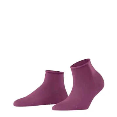 Abbildung von FALKE Damen Cotton Touch W SSO Baumwolle einfarbig 1 Paar Socken, Lila (Hibiscus 8807) neu umweltfreundlich, 35 38