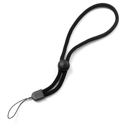 Abbildung von trage.band® kurzes verstellbares extra stabiles Handgelenk Trageband, schwarz