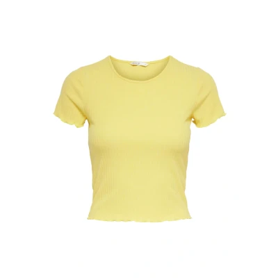 Abbildung von ONLY Short Sleeve Tshirt basic, Damen, Größe: Small, Gelb