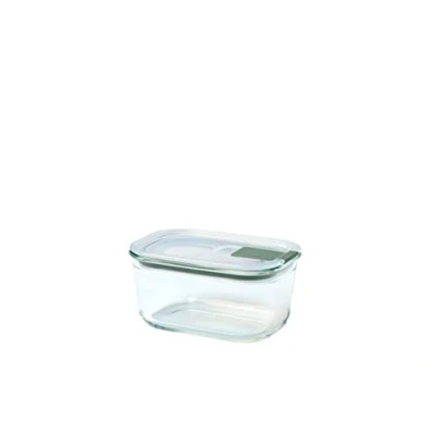 Abbildung von Mepal Frischhaltedose Glas EasyClip Glasschüssel mit Deckel &amp; Klickverschluss Geeignet für Mikrowelle, Dampfgarer, Ofen Gefrierschrank Luftdicht auslaufsicher 450 ml Nordic sage