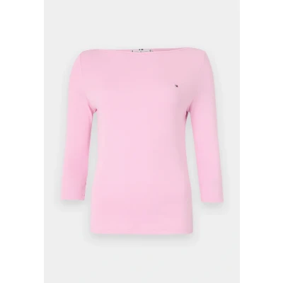 Abbildung von Tommy Hilfiger NEW CODY SLIM BOAT Langarmshirt, Damen, Größe: XXS, Classic pink