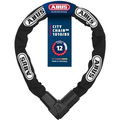 Abbildung von ABUS 33559 Kettenschloss, Schwarz, 85 cm