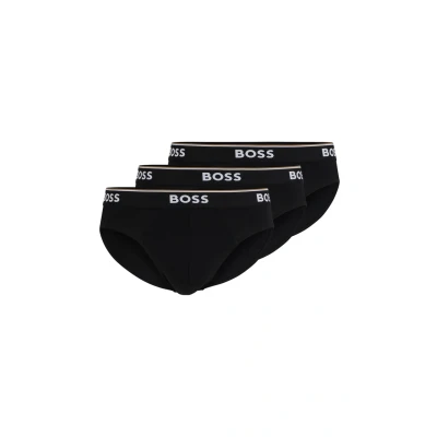 Abbildung von BOSS Brief Power 3 PACK Slip, Herren, Größe: XXL, Black