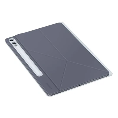 Abbildung von Samsung Smart Book Cover EF BX810 für das Galaxy Tab S10+, S9+, S9 FE+, Zweiteilige Tablet Hülle, schlank, leicht, praktische Aufstellmöglichkeiten, integrierte S Pen Aufbewahrung, Blau