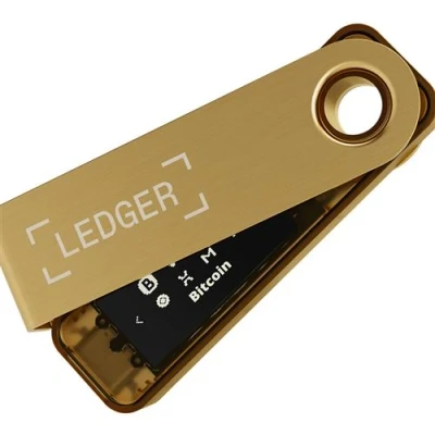 Abbildung von Ledger Nano S Plus Cryptowallet Gold