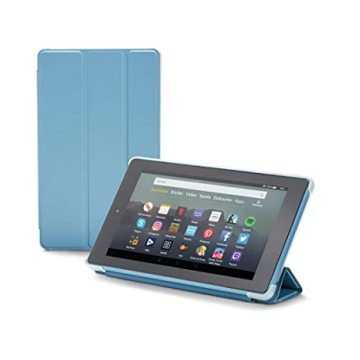 Abbildung von Nupro Hülle für Fire 7 Tablet, faltbar und mit Standfunktion, Dunkelblau