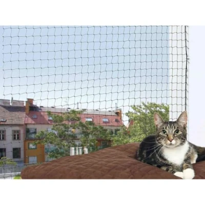Abbildung von Trixie 44321 Schutznetz, 4 x 3 m, schwarz