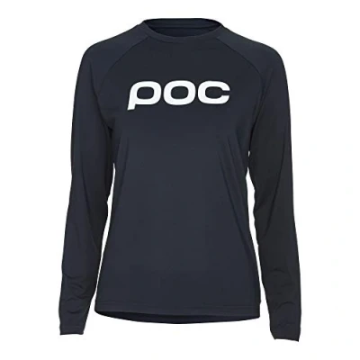 Abbildung von POC W S Reform Enduro Langarmshirt, Damen, Größe: XL, Uranium black