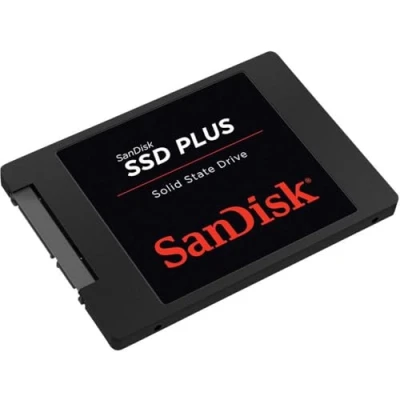 Abbildung von SanDisk SSD Plus interne Festplatte 480 GB (schnelleres Hoch, Herunterfahren und Laden, Lesegeschwindigkeit 535 MB/s, Schreibgeschwindigkeit 445 stoßfest), Festkörper Laufwerk
