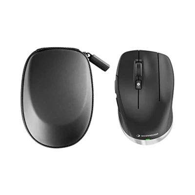 Abbildung von 3Dconnexion CadMouse Compact Wireless (Kompakte Maus, optisch, kabellos, USB C, Rechtshänder), Mattschwarz