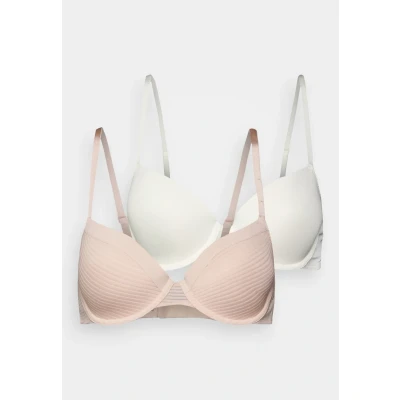 Abbildung von Dorina Louise 2 PACK Bügel BH, Damen, Größe: 70A, Pink/ivory