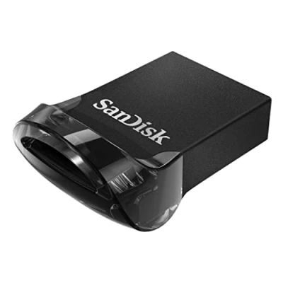 Abbildung von SanDisk Ultra Fit USB 3.2 Flash Laufwerk 32 GB im 3er Pack (Für Laptops, Spielkonsolen und Auto Audiosysteme, Plug and Stay, 130 MB/s Lesen, RescuePRO Deluxe Software)