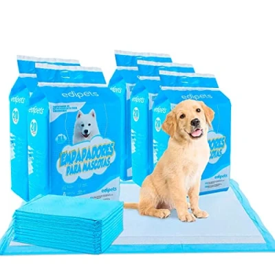 Abbildung von Edipets, Welpenunterlagen, 60x90, Welpentoilette, Saugfähige Trainingsunterlagen, Einweg Toilettenmatte für Welpen, Puppy Training Pads (100 Stück)