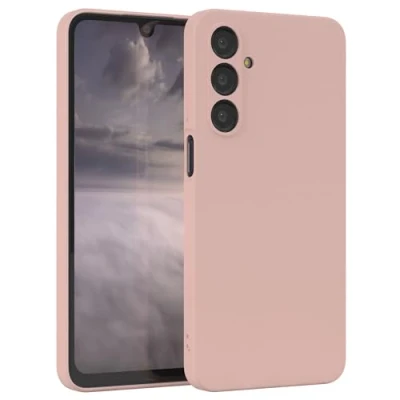Abbildung von EAZY Case Silikonhülle für Samsung Galaxy A16 5G Hülle Silikon weich stoßfeste Handyhülle Schutzhülle mit Kameraschutz Dünn Premium Schutz Cover TPU Phone Bumper in Pastell Rosa