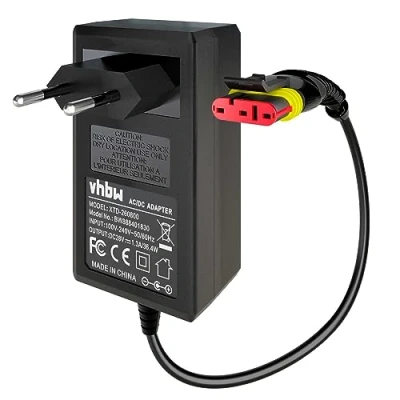 Abbildung von vhbw Netzteil 28V kompatibel mit Husqvarna Automower 105, 310, 315, 315X, 305, 310 Mark II, 315 II Rasenmäher, Mähroboter, Rasenroboter