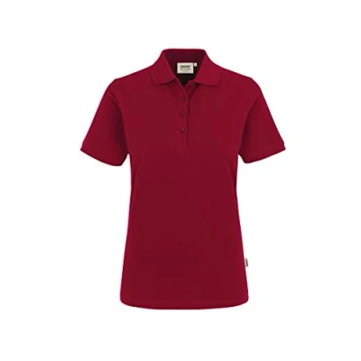 Abbildung von HAKRO Damen Polo Shirt &quot;Classic&quot; 110 weinrot Größe: L