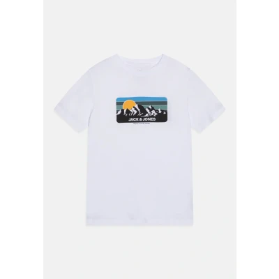 Abbildung von Jack &amp; Jones Junior Jjpeak TEE CREW NECK Tshirt print für Kinder, Größe: 164, White