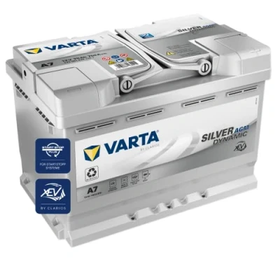 Abbildung von VARTA Silver Dynamic AGM Batterie A7 (E39) Start Stop und xEV Autobatterie 12V 70Ah 760A Starterbatterie für Autos mit hohem Energiebedarf