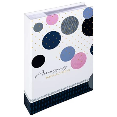 Abbildung von walther design Fotoalbum blau 300 Fotos 10 x 15 cm Memo Einsteckalbum Amazing Memories ME 488 L