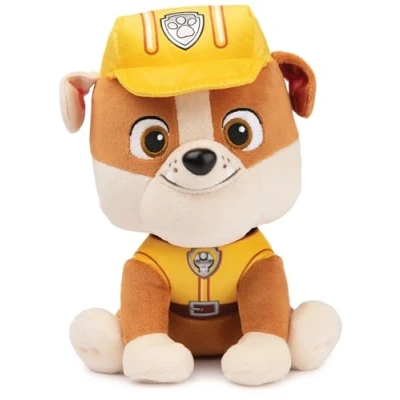 Abbildung von GUND PAW Patrol Rubble Plüschtier, 23 cm hochwertiges Kuscheltier für Fans der beliebten TV Serie, ab 1 Jahr empfohlen