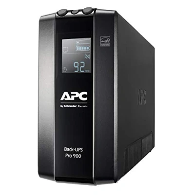 Abbildung von APC by Schneider Electric Back UPS PRO BR900MI 900VA Leistung MI modell (6 IEC Outlets, Kaltgeräte Ausgänge, LCD interface, 1GB Dataline protection)