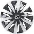 Abbildung von Satz Sparco Radzierblenden Lazio 16 Zoll Grau/Silber