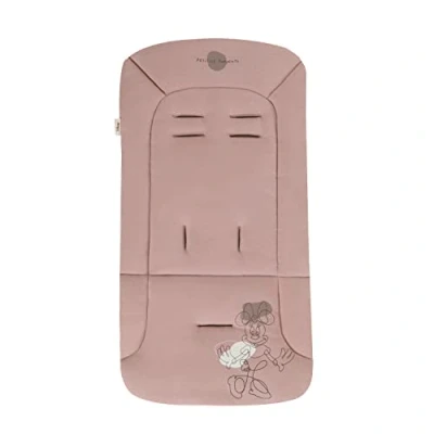 Abbildung von hauck Universal Sitzauflage für Buggys, Kinderwagen, Kinderfahrradanhänger, Baumwolle, Atmungsaktiv, Weich, Einfache Befestigung, Sommer &amp; Winter (Disney Minnie Mouse Rose)
