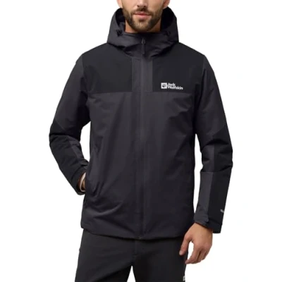 Abbildung von Jack Wolfskin Jasper INS Jacket Hardshelljacke, Herren, Größe: Medium, Phantom