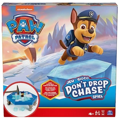 Abbildung von Spin Master Games PAW Patrol Don‘t Drop Chase, actionreiches Abenteuerspiel für 2 4 Fellfreunde ab Jahren