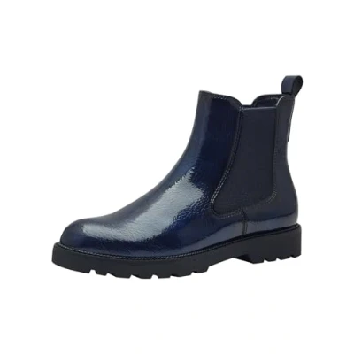 Abbildung von Tamaris Plateaustiefelette, Damen, Größe: 38, Navy patent Schuhe