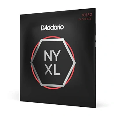 Abbildung von D&#039;Addario E Gitarren Saiten Gitarrensaiten Gitarre Premium DER BELIEBTESTEN SAITENMARKE NYXL1052 &quot;New York&quot; Stahl Light Top/Heavy Bottom (10 52)