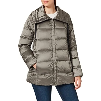 Abbildung von Geox Damen W ADRYA W1426VT2566 Down Coat, Dark Cloudy Grey, 40 EU