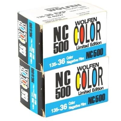Abbildung von original WOLFEN (ORWO) NC500 Color Kleinbildfilm 400 ASA Doppelpack 2 x 36 Aufnahmen Made in Germany