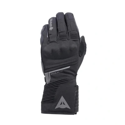 Abbildung von Dainese Funes Gore Tex® Gloves, Winter Motorradhandschuhe, gepolstert, rutschfest, Knöchelschutz, Touchscreen, Mann, Schwarz, M