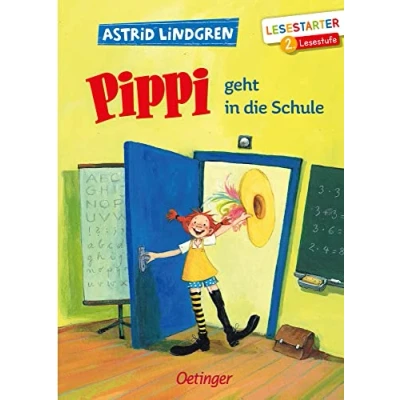 Abbildung von Pippi geht in die Schule: Lesestarter. 2. Lesestufe.Astrid Lindgren Kinderbuch Klassiker für Leseanfänger. Oetinger Erstlesebuch ab 7 Jahren (Pippi Langstrumpf)