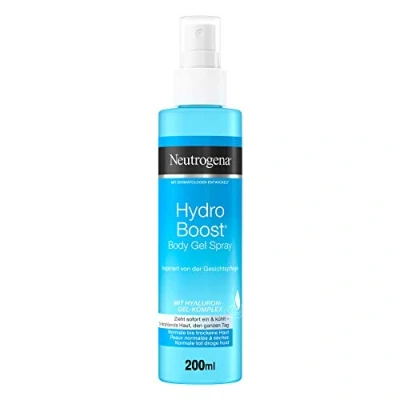 Abbildung von Neutrogena Hydro Boost Bodylotion Spray, mit Hyaluron, ultra leichte und kühlende Formel, für normale trockene Haut, 200ml