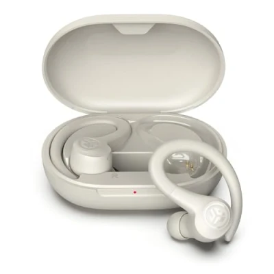 Abbildung von JLab Go Air Sport+ Kopfhörer Bluetooth, Sportkopfhörer 35+ Std., True Wireless In Ear kabellos für Läufer, Joggen, IP55 schweißresistent, USB C Ladecase, Be Aware Modus, Sand
