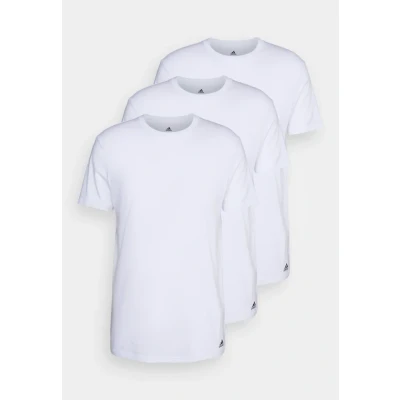 Abbildung von adidas Sportswear CREW NECK 3 PACK Unterhemd/shirt, Herren, Größe: Small, White